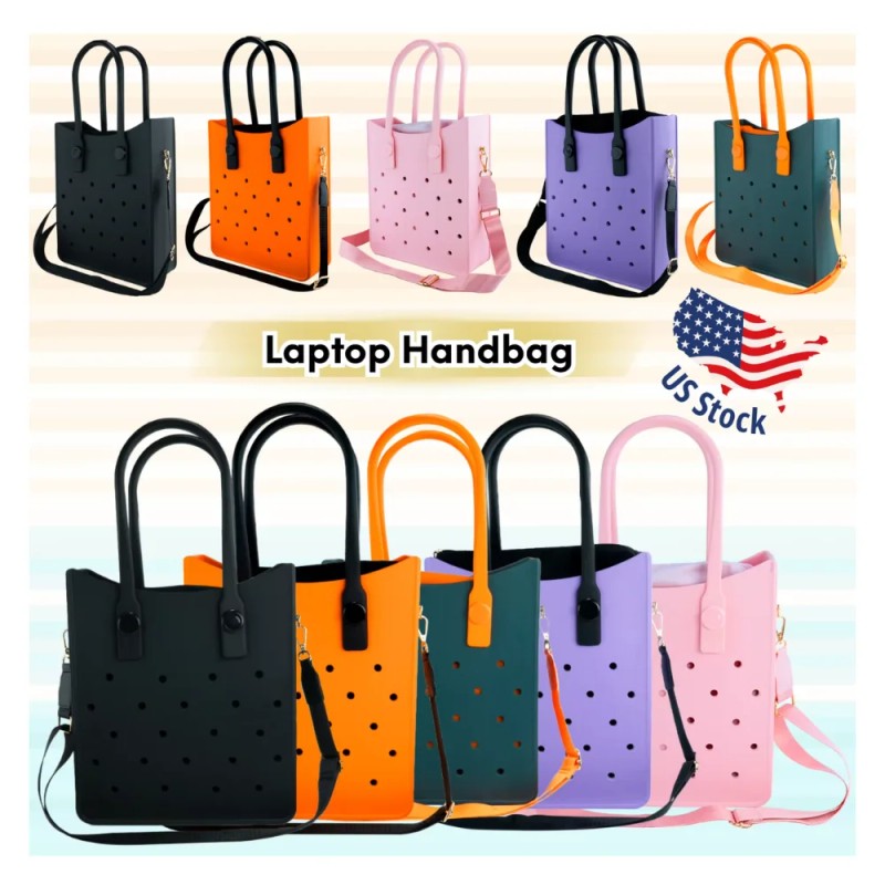 Functional EVA Laptop Handbag with Handle Punching Holes Custom Design