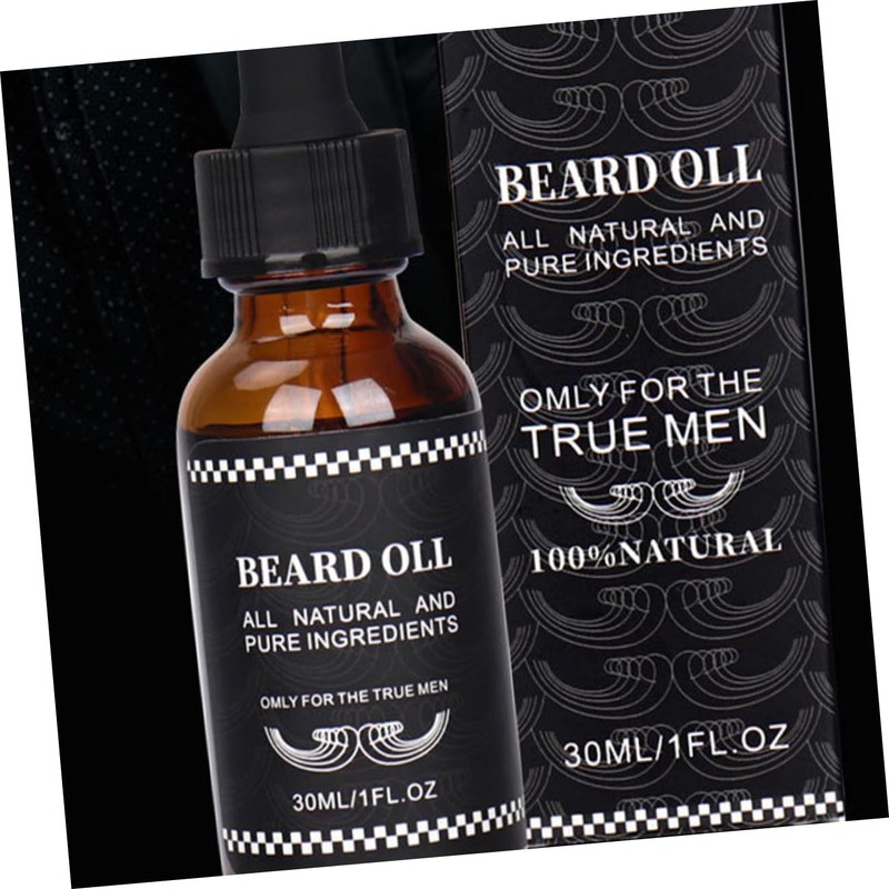 Healeved Bottle of Nourishing Male Whiskers Oil for Daily Beard