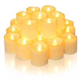 RIVERSOFY 48  Velas Decorativas  Batería Luz Led Para Boda Fiesta