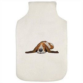 'Sleepy Basset Hound' Hot Water Bottle Cover (HW00018866)