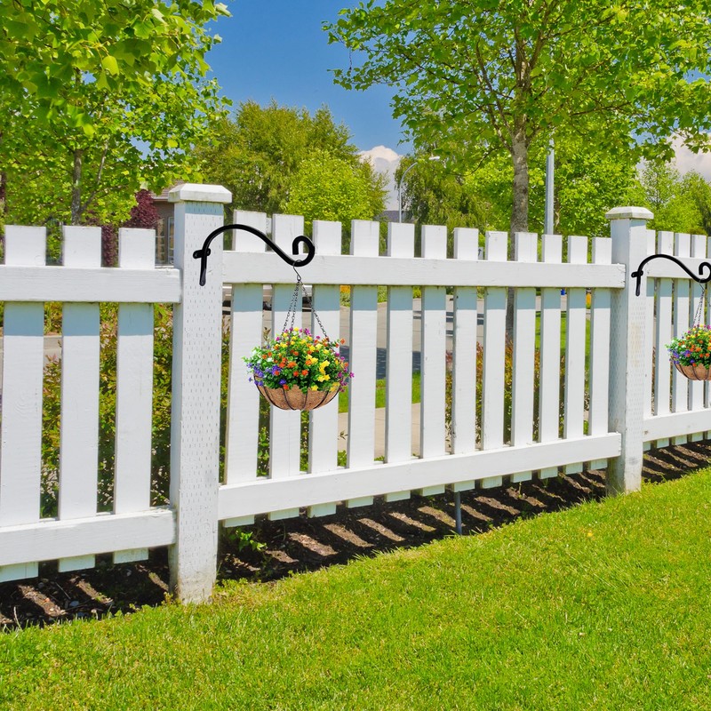 Hourleey 2 Pack Plant Hanger Outdoor, 8 Inch Heavy-Duty Hanging