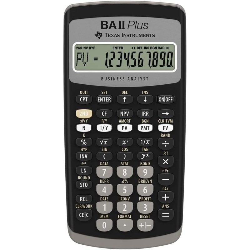 Calcuso Value Pack: TI BA II Plus Financial Calculator +