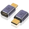 Poyiccot USB Type C Extension Adapter, 40Gbps Type C Extension