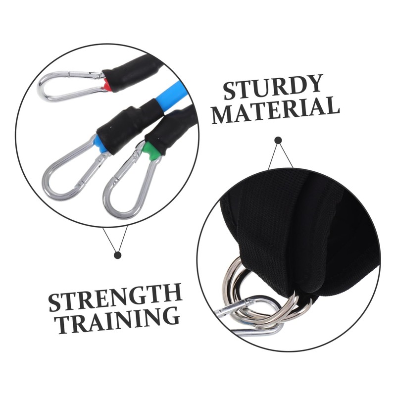 Kisangel 1 Pair Cable Kickback Ankle Straps for Women's Taekwondo