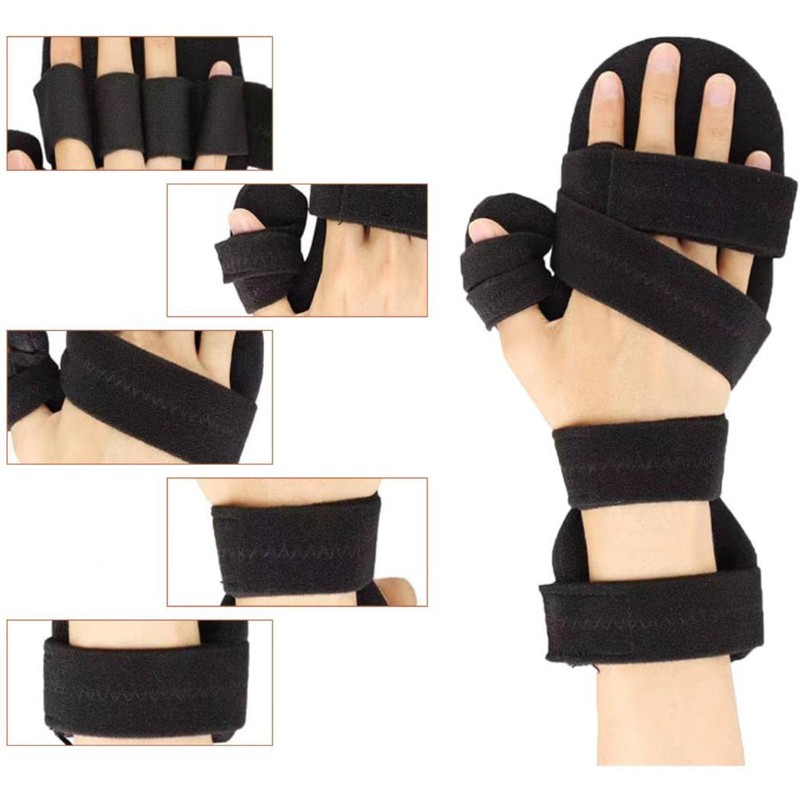 ALisasin Resting Hand Splint Carpal Tunnel Wrist Brace Night Immobilizer