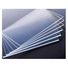 Pos Display Shop 1 x 2mm Plastic Acrylic Perspex Sheet for Replacement Glazing/Shed Window 2Ft x 2Ft / 610mm x 610mm