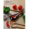 GDCZ Porcelain Spoon Rest - Large Spoon Holder Utensil Rest