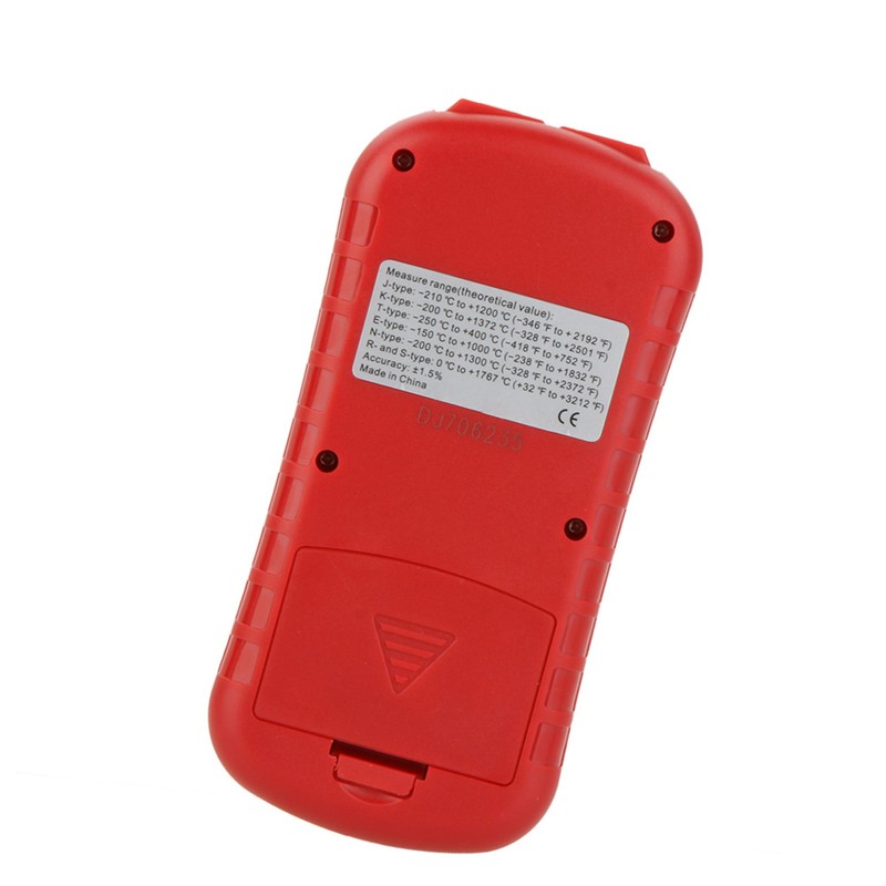 GM1312 Digital Thermometer Dual-channel Temperature Meter Tester for K/J/T/E/R/S/N Thermocouple
