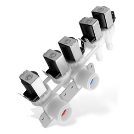 WH23X29553 Washer Water Inlet Valve Fit for GE Washing Machine GFW650SPN0SN GFW650SPN1SN GFW650SPN2SN GFW650SPN3SN GFW650SPN4SN GFW650SSN0WW GFW650SSN1WW GFW650SSN2WW GFW650SSN3WW