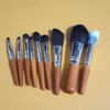 Portable 9-Piece Makeup Set with Pouch Brush