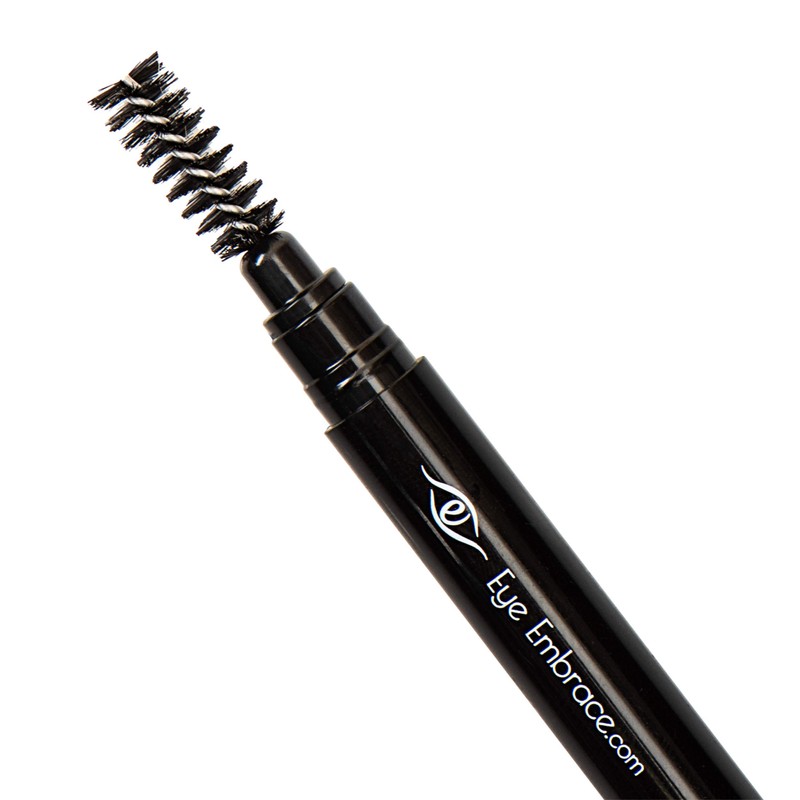 Eye Embrace Isla: Medium Brown-Gray Eyebrow Pencil – Waterproof, Double-Ended