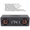 Bluetooth Speaker Multifunctional Hands Free Call Radio Alarm Clock Speaker