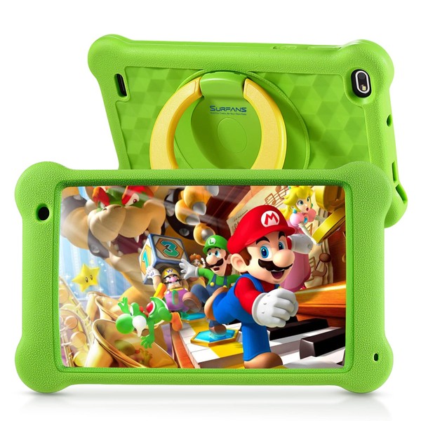 Wainyok Kids Tablet, 2GB RAM, 32GB ROM, Quad Core, Parental Control, 7 inch Eye Protection IPS HD Display Android 11Tablets with Kids-Proof Case (Green)