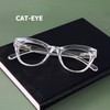 Eyekepper 4 Pack Oversized Blue Light Filter Glasses Women Cat
