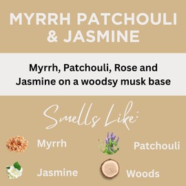 Black Canyon Myrrh Patchouli & Jasmine Scented Hair Detangler with Argan Oil, 4 Oz