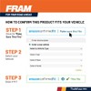 FRAM Extra Guard CA10085 Replacement Engine Air Filter for Select
