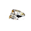 Art Gecko CITRINE Sterling Silver Gemstone Ring (Size M) -