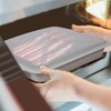 MMUGOOLER Microwave Easy Bacon Maker/Cooker with Lid, Safety, Quick and