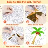 PARTYWIND Foil & Pom poms Art Fun Kit for Kids