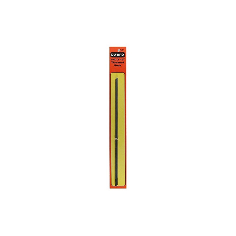 Du-Bro 802 4-40 x 12" Threaded Rod (6-Pack)