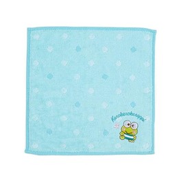Sanrio 260975 Keroppi Character Petite Towel, Keroppi, 7.9 x 7.9 x 0.1 inches (20 x 20 x 0.3 cm), Small Towel