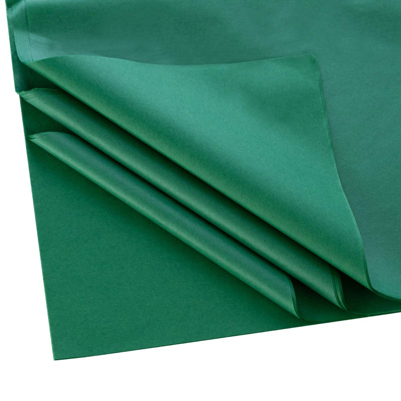 50 Sheets Dark Green Premium Gift Tissue Paper Sheets 50
