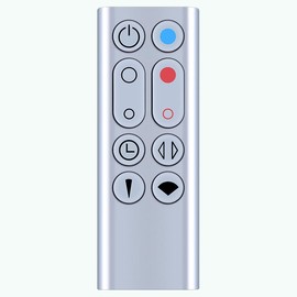 CLVIZCXOM Fan Remote Control Replacement Fit for Dyson AM09 HP00 HP01 Pure Hot + Cool Air Purifying Heater, Part NO.967197-13 (Sliver)