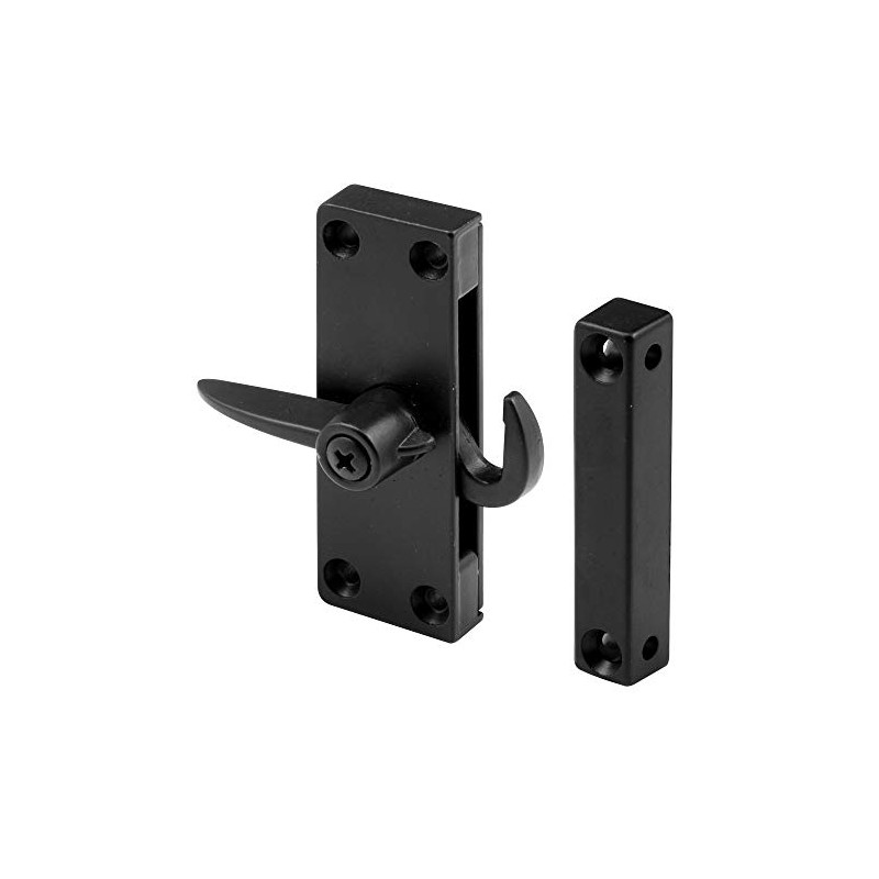 Prime-Line A 104 Die-Cast Black Right-Hand Sliding Screen Door Latch