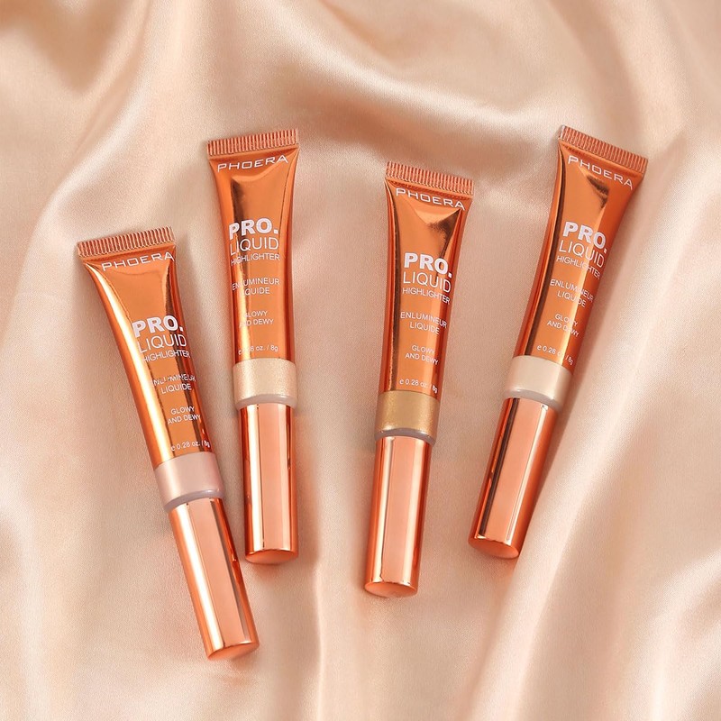ONEKLIK Phoera Dewy Liquid Highlighter Wand – 302 Rose Gold,