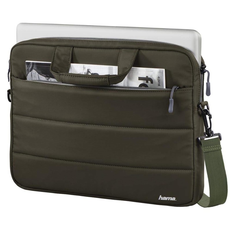 Hama Toronto 13.3" Briefcase Olive - Notebook Cases (Briefcase, 33.8
