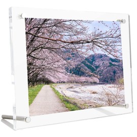 Sociplentycom Acrylic Photo Frame, Large Picture Frame, Picture Frame, Picture Frame, Picture Frame, Picture Frame, Photo Stand, Family Bed, Decorative Stand, Multi-Faced, Glass Plate (B5)