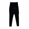 Fleece-Lined Maternity Skirt Leggings Pantyhose Maternity Pantyhose One Size Charcoal