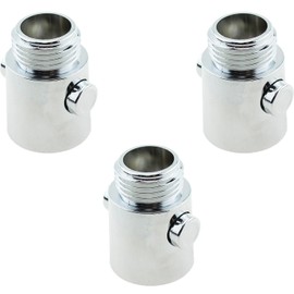 TAODAN 3PCS Shower Head Shut off Valve Silver G1/2 Inch Water Flow Control Valve Shower Restrictor Valve Suitable for Shower Head Bidet Sprayers Hose