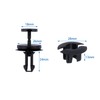 OAUTOO 15Sets Front Air Deflector Retainer Clips with Deflector Grommet