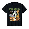I'm wild And Two Safari Zoo Animal Theme 2 Year