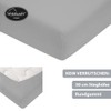 Schlafwohl Jersey Fitted Sheet Silver 100% Cotton Robust and Easy