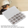 360pcs Screw Nut Set Stainless Steel Flat Washer Spring Washer