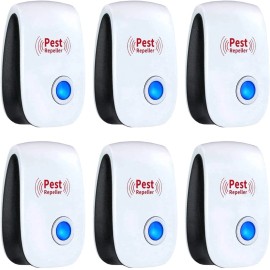 Ultrasonic Plug in Pest Repellent Control Flea Insects Mosquitoes Rats Mice Bugs