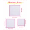 Zplontya Bound Needlepoint Canvas – 3 Pcs 18 Mesh Pink