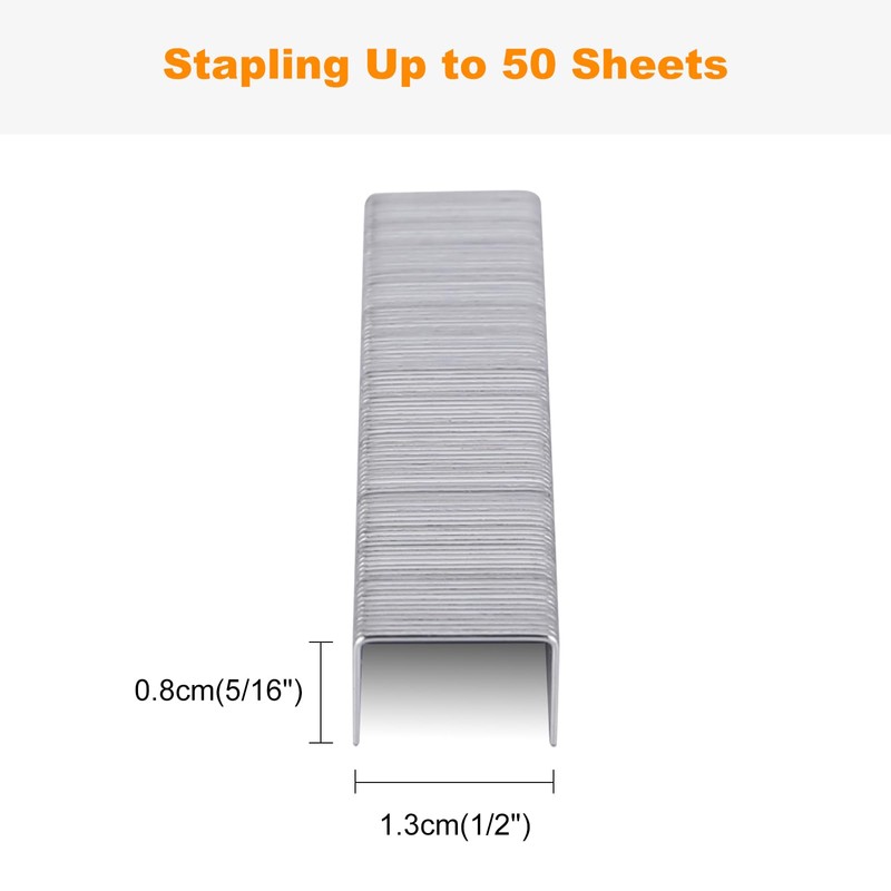 Eagle Heavy Duty Staples,23/8,1000pcs Staples, Strong Standard Staple,Pack of 2