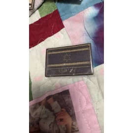 Israel Olive & Black Star Of David Patch