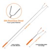 Briout Marshmallow Roasting Sticks 10 Pack Extra Long 45’’ Stainless