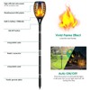 ABFP Solar Lights Outdoor, 2 Pack Torches Flame Garden Lights