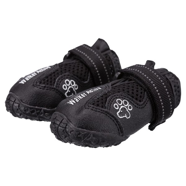 Trixie Walker Active Protective Dog Boots, X-Small, Black