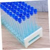 ULTECHNOVO 50pcs Plastic Test Tube Kit with Cork Stopper and