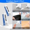 SUNAI 90ml Fabric Glue Permanent, Clear Washable Waterproof Fabric Adhesive
