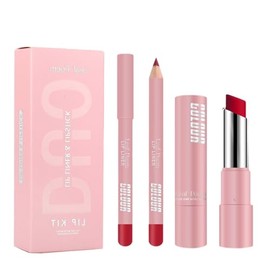 CAKAILA 2 in 1 Matte Lipstick and Lip Liner Set,Waterproof Lip Stick Lip liner Set for Women Long Lasting Lipstick,labiales mate 24 horas originales,Vegan (05#06#07#, One Size)