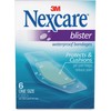 Nexcare Blister Waterproof Bandages, 1 1/16" x 2 1/4, Clear,