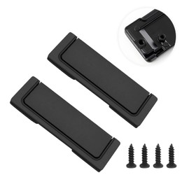 SIGANDG Furniture Handles Invisible Drawer Pull for Cupboards, Drawer Handles, Suitable for Bedside Table, Drawer, Wardrobe (Pack of 2)