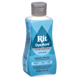 Rit DyeMore Liquid Fabric Dye for Synthetic Fabrics 207ml - 13 Colours (Kentucky Sky)